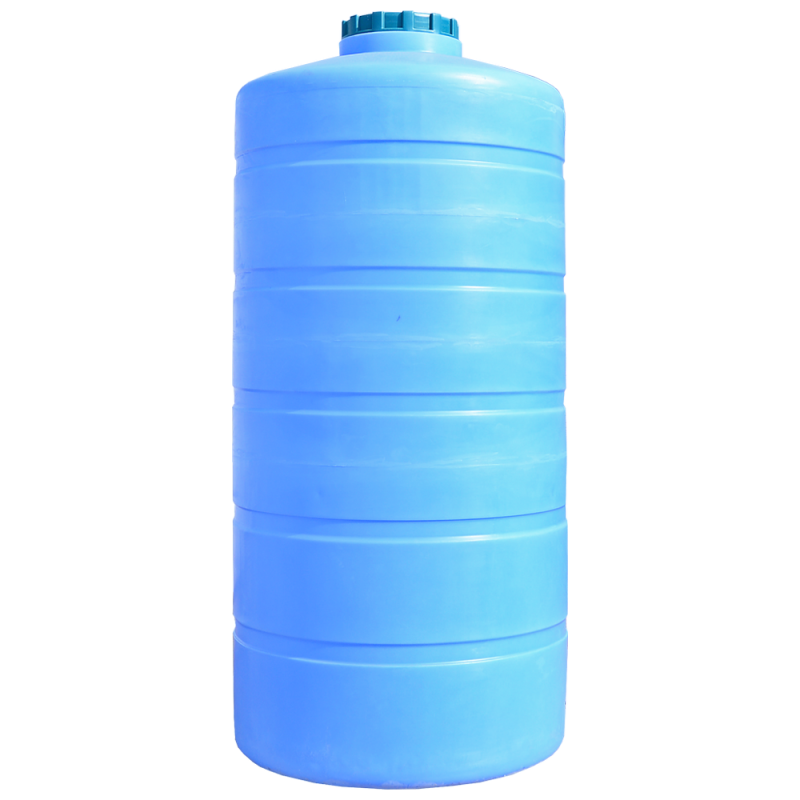 Бочка 1500 л вертикальна ПБ блакитна Пласт бак